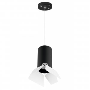 Чёрно-белый подвесной светильник софит «Rullo»