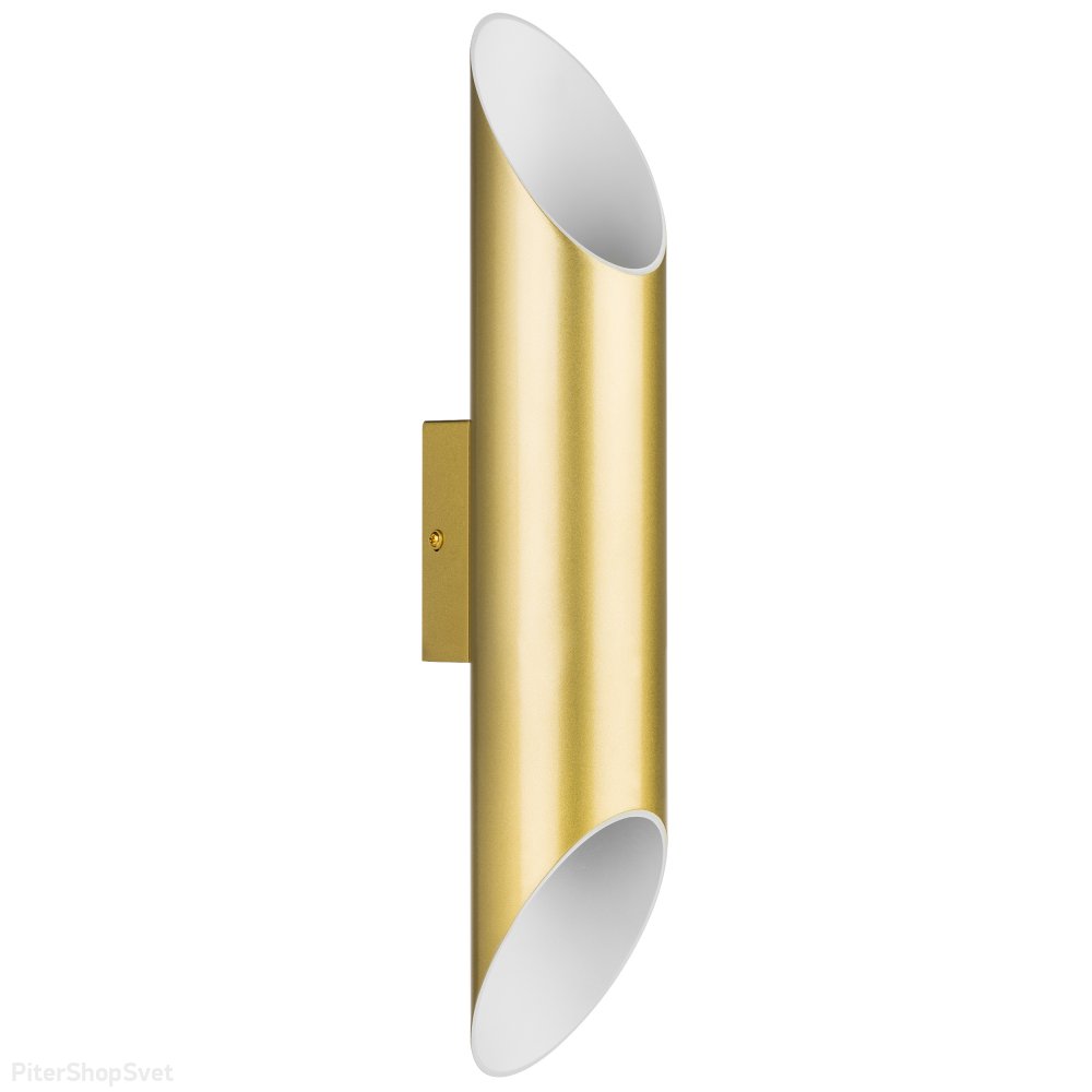 Настенный светильник труба золотого цвета «Siena» 720622