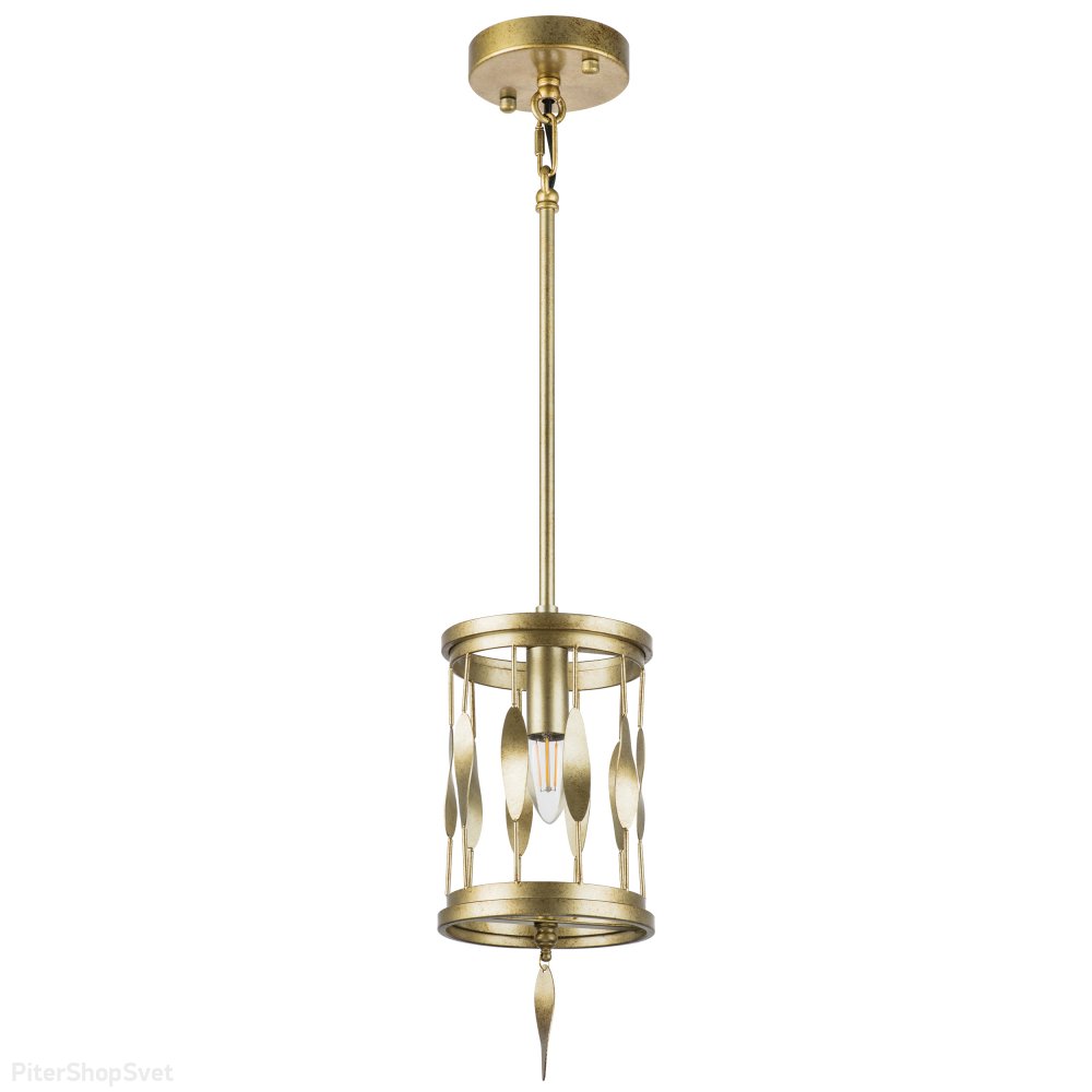 Подвесной светильник золотого цвета «Firenze» 725113