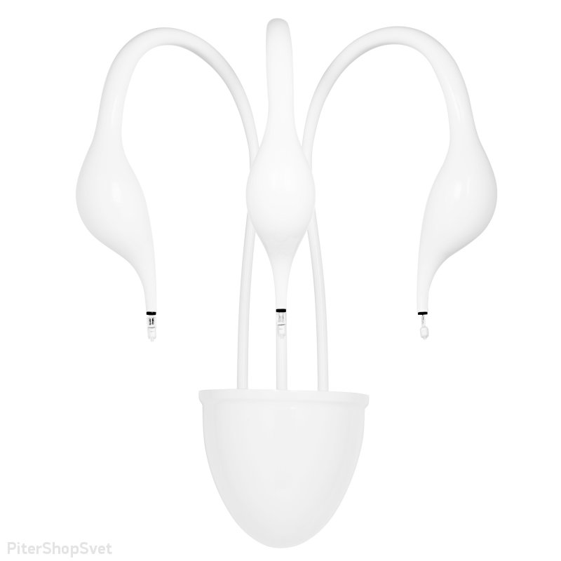 Белое бра лебеди «Cigno Collo» 751636