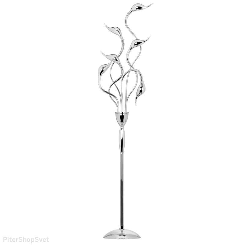 Хромированный торшер лебеди «CIGNO COLLO» 751764