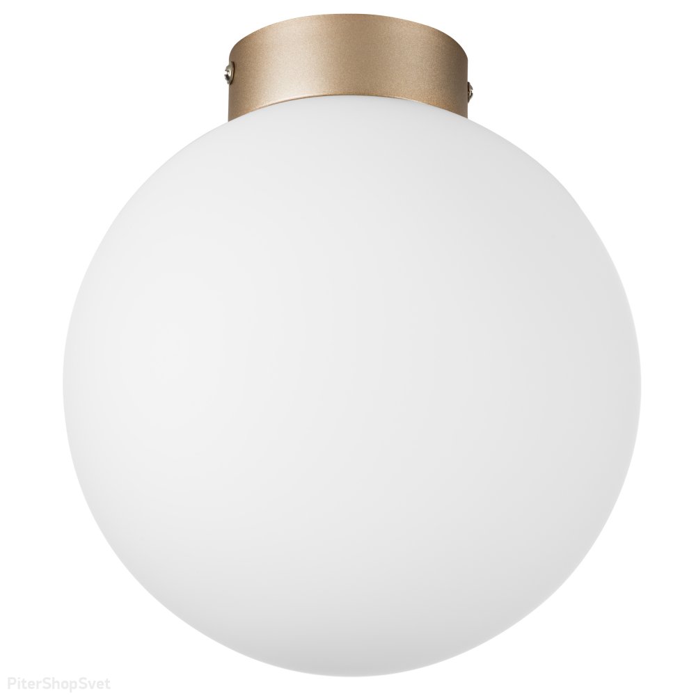 Накладной светильник шар Ø20см, цвет шампань «Globo» 812023