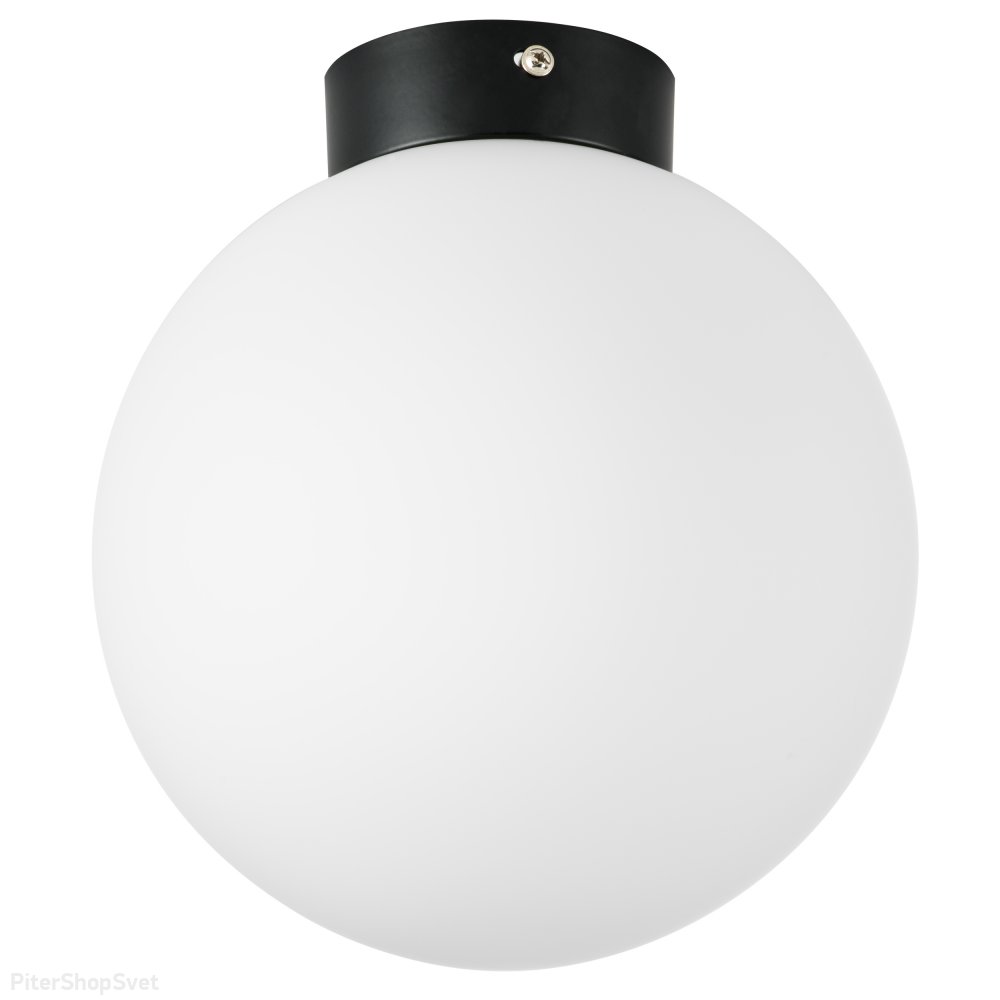Накладной светильник шар Ø20см, чёрное основание «Globo» 812027