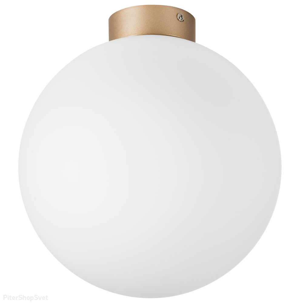 Накладной светильник шар Ø25см, цвет шампань «Globo» 812033