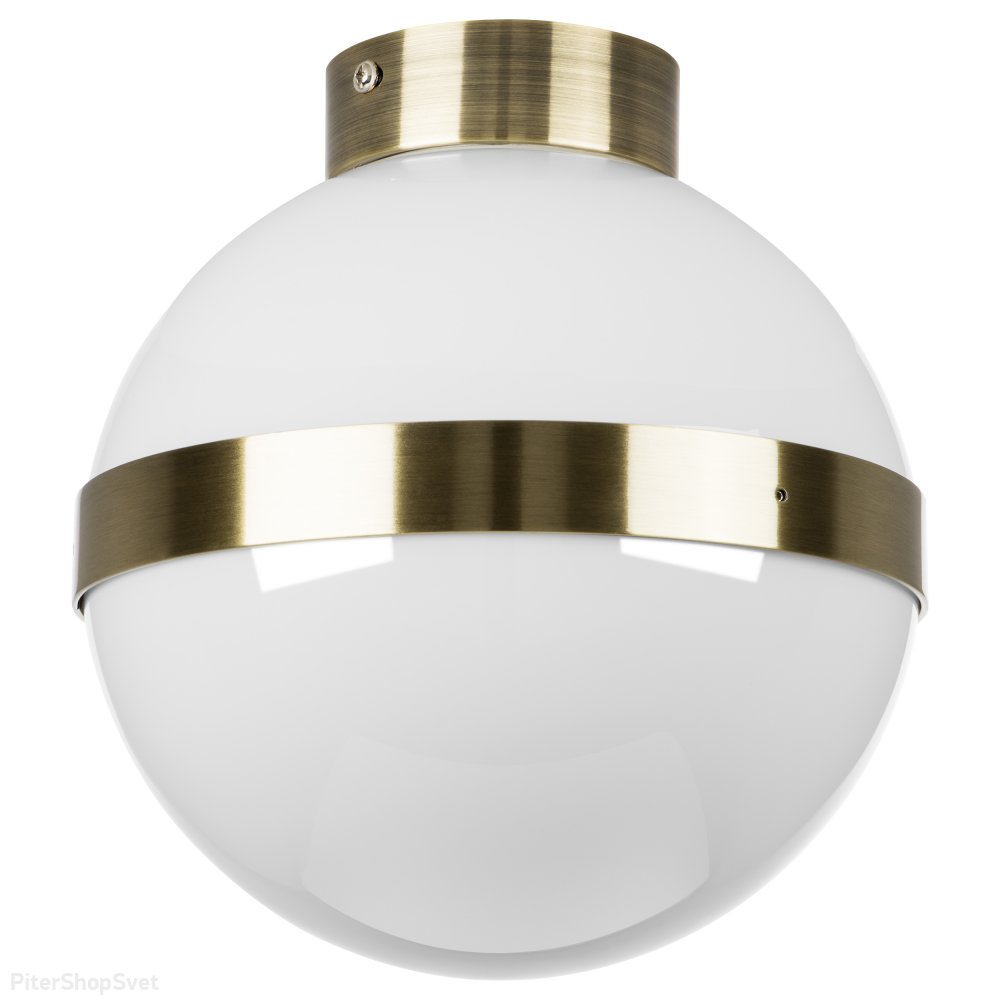 Накладной светильник шар Ø20см, бронзовый «Globo» 812111