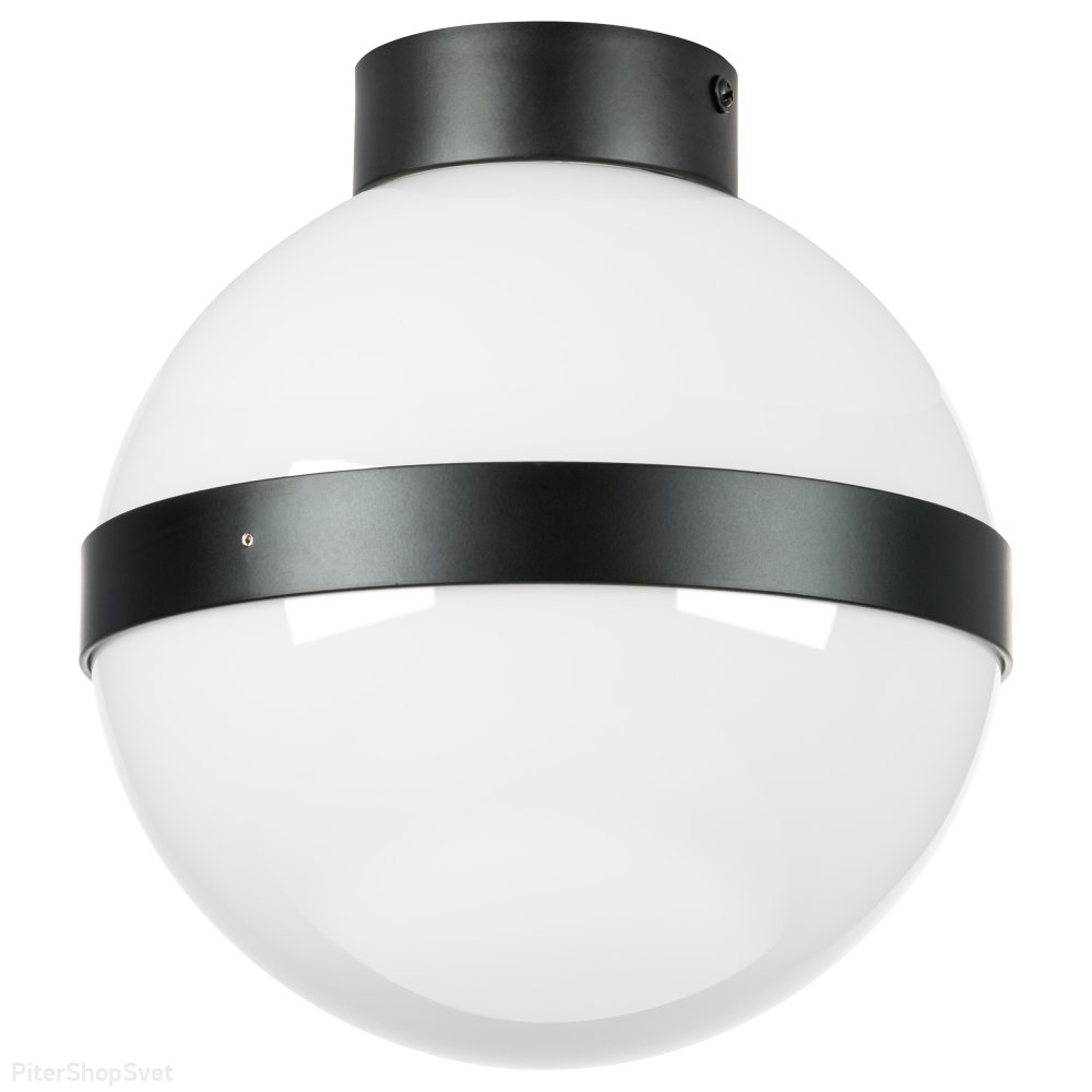 Накладной светильник шар Ø20см, чёрный «Globo» 812117