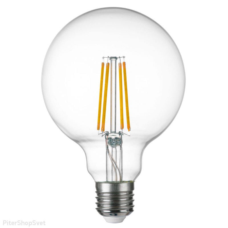 8Вт светодиодная лампа шар E27 720Лм 3000К «LED FILAMENT» 933102