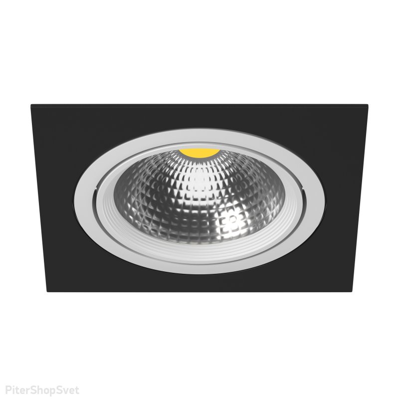 Чёрно-белый встраиваемый светильник «Intero 111» i81706
