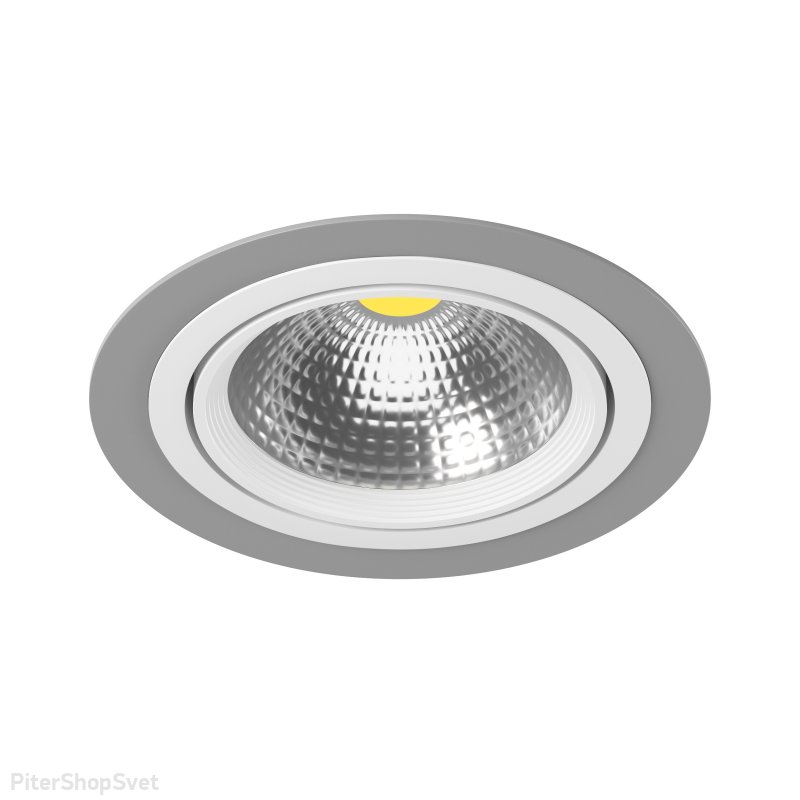 Серо-белый встраиваемый светильник «Intero 111» i91906