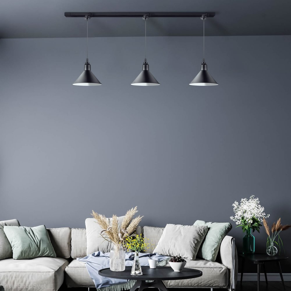 <b>Подвесные светильники</b><br/>Для классических трековых систем 220В