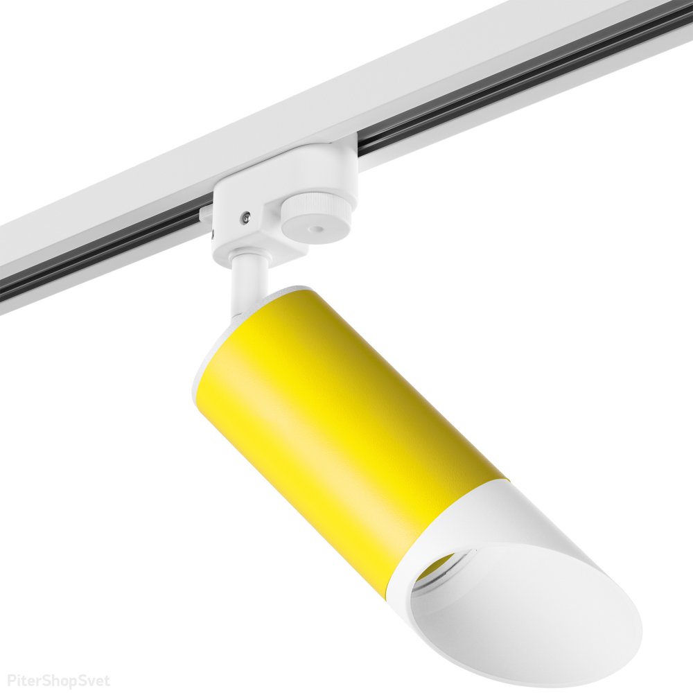 Трековый однофазный светильник, белый/жёлтый «Rullo» R1T43336