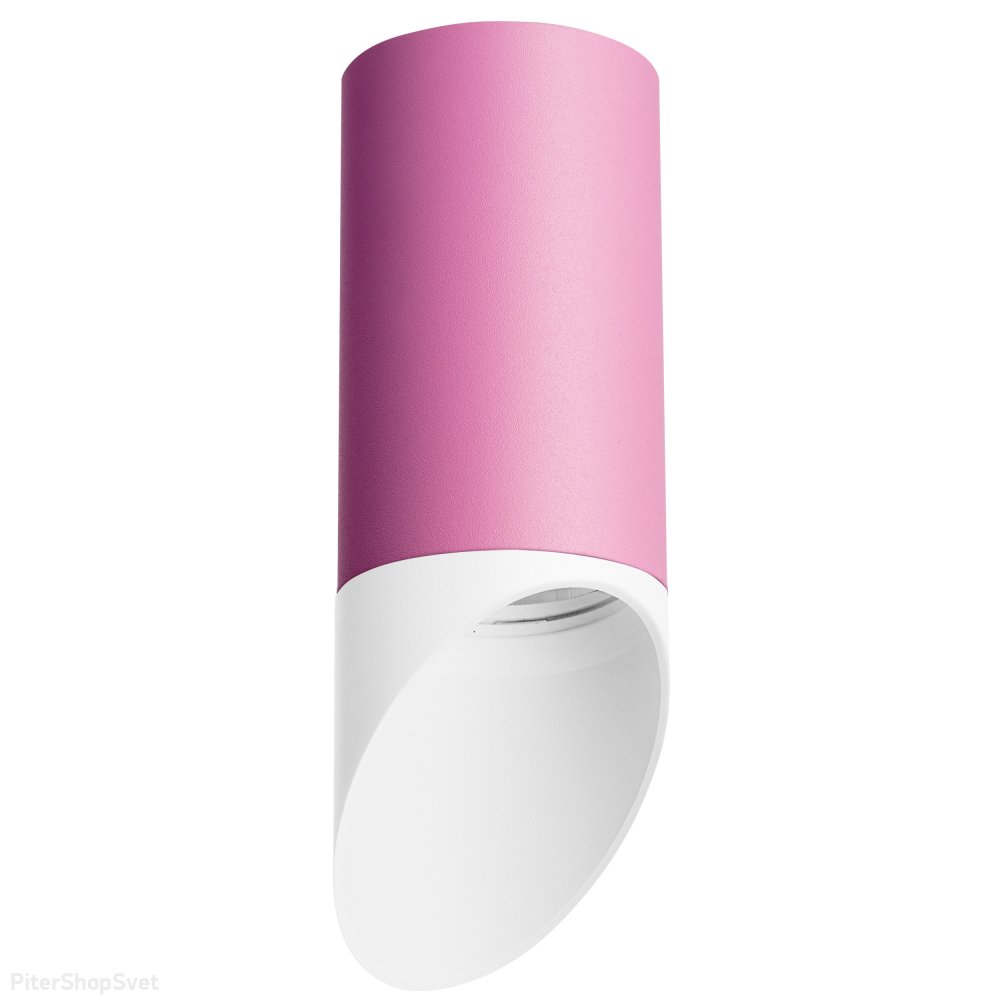 Розовый накладной потолочный светильник «Rullo» R43236