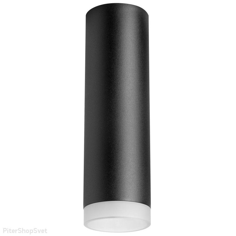 Чёрный накладной потолочный светильник «Rullo» R649780
