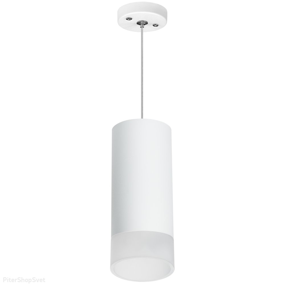 Белый подвесной светильник цилиндр «Rullo» RP648681