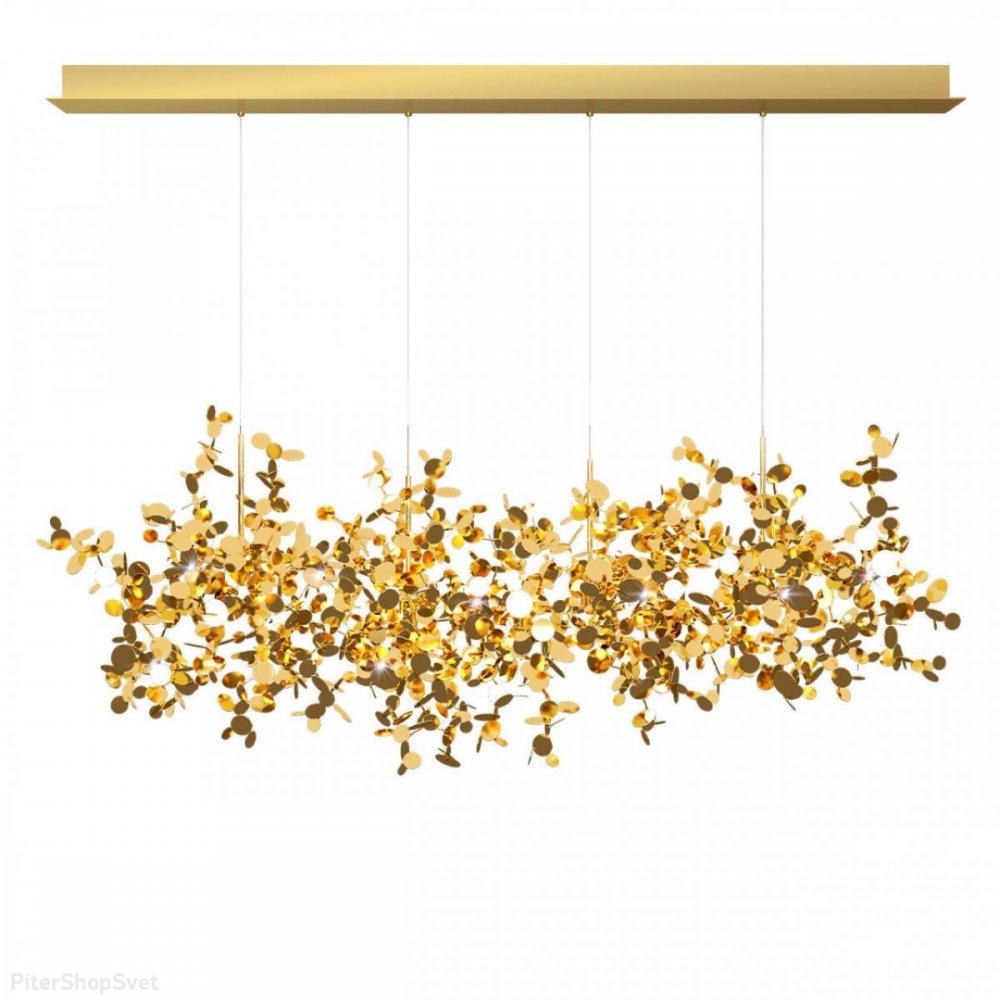 Подвесной светильник золотого цвета ветви «Spark» 10101/4 Gold