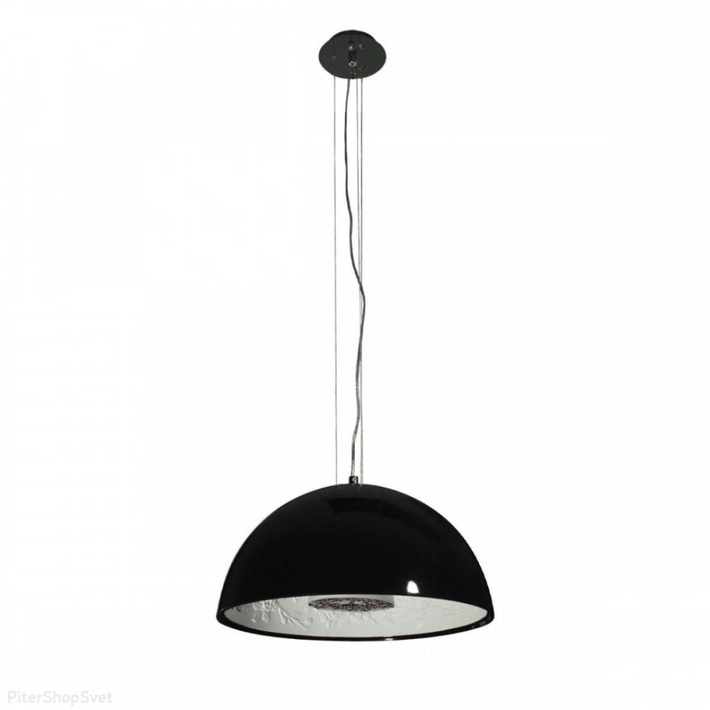 Купольный подвесной светильник с узором внутри «Mirabell» 10106/400 Black
