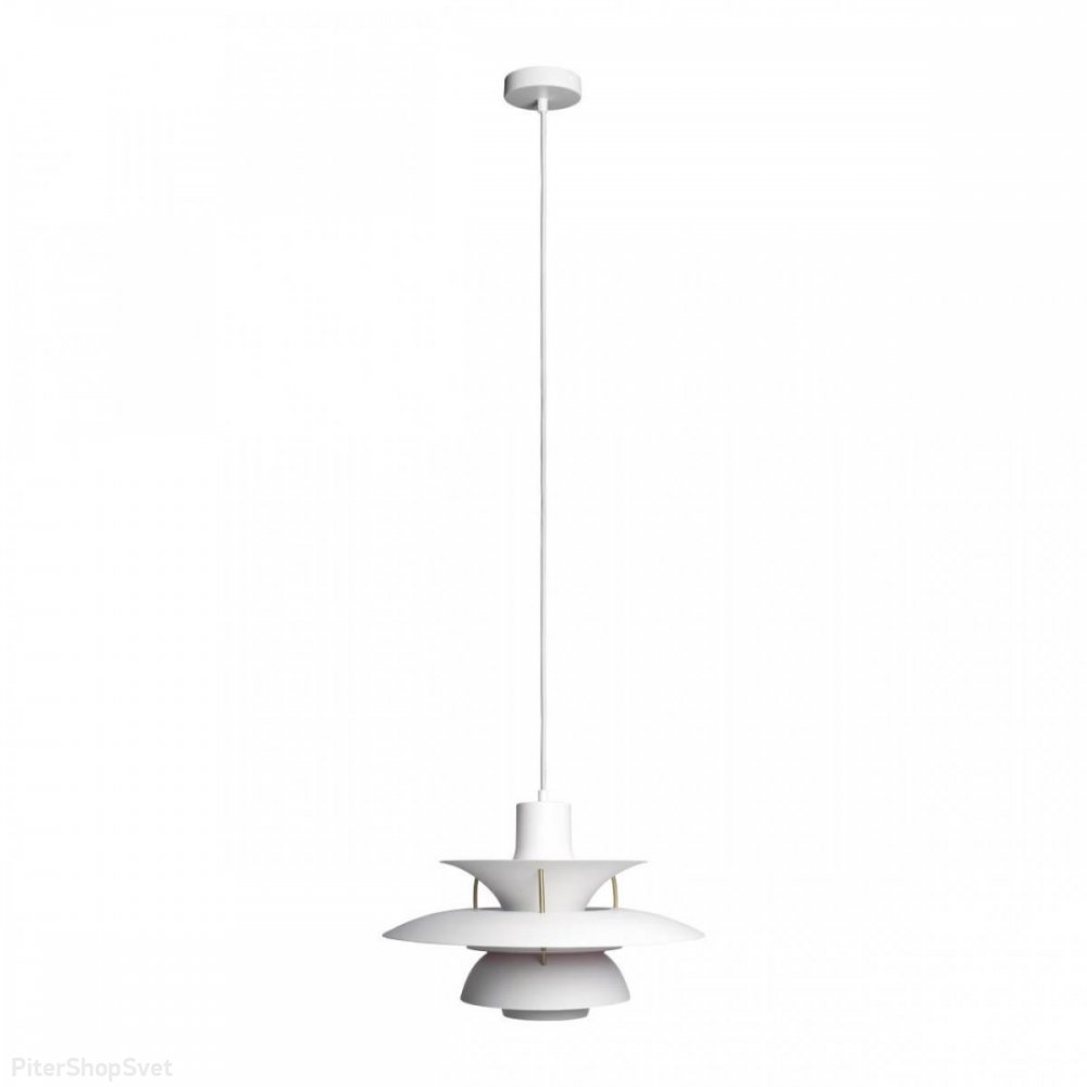 Белый подвесной светильник «Floret» 10113 White