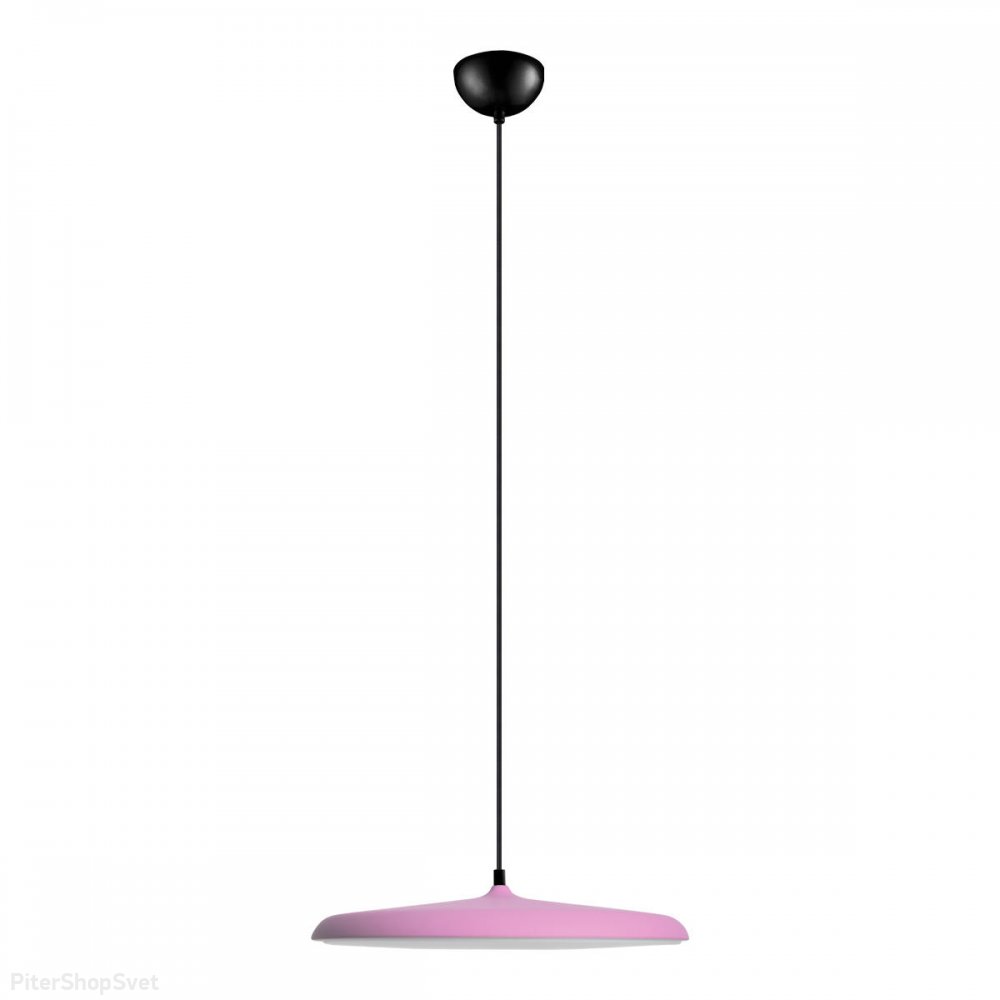 Розовый подвесной светильник 24Вт 3000К «Plato» 10119 Pink