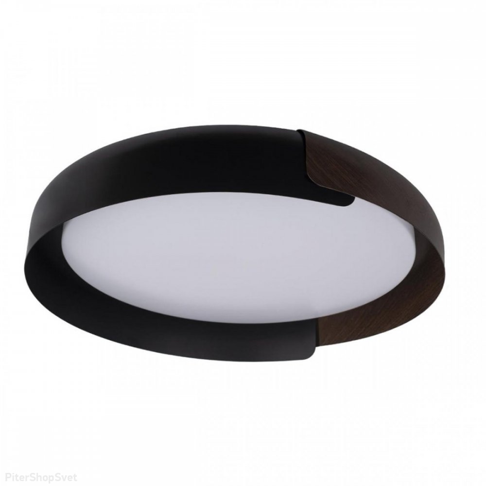 Чёрный потолочный светильник 28Вт 4000К «Coin» 10198 Black
