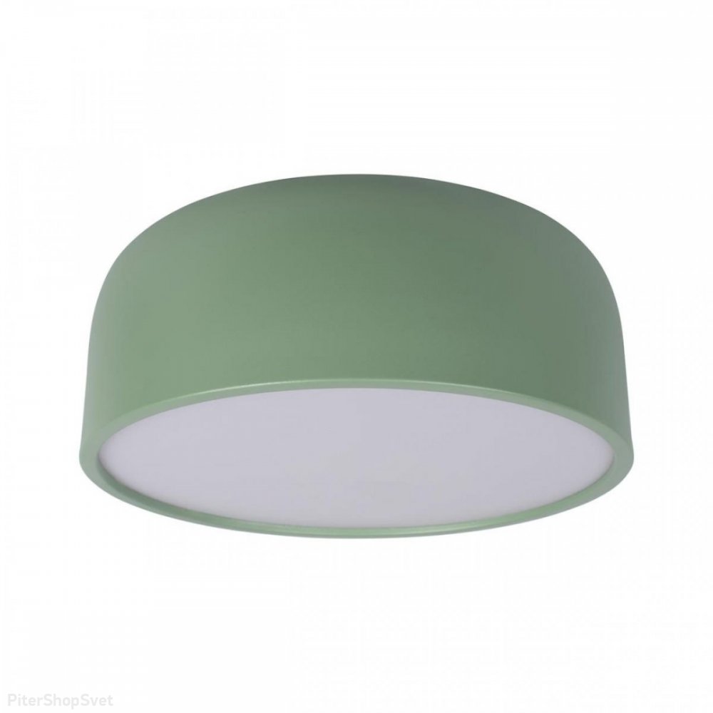 Зелёный потолочный светильник барабан Ø35см 24Вт 4000К «Axel» 10201/350 Green