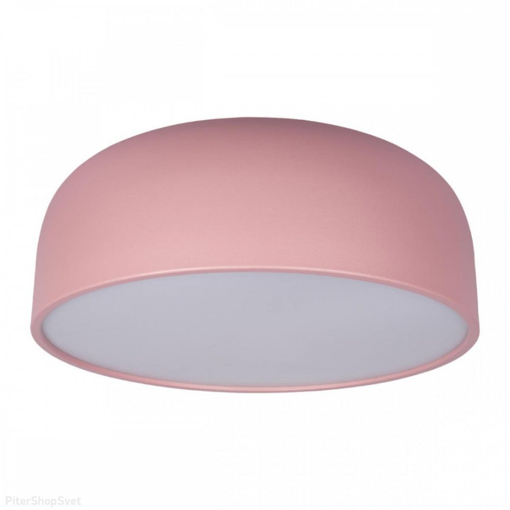 Розовый потолочный светильник барабан Ø48см 30Вт 4000К «Axel» 10201/480 Pink