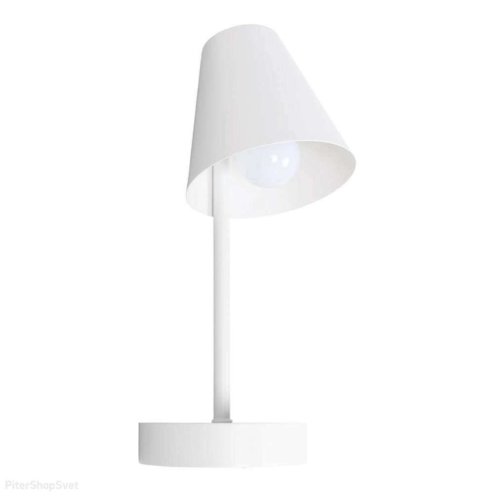 Белый настенный светильник в виде настольной лампы «Shelf» 10216/1W White