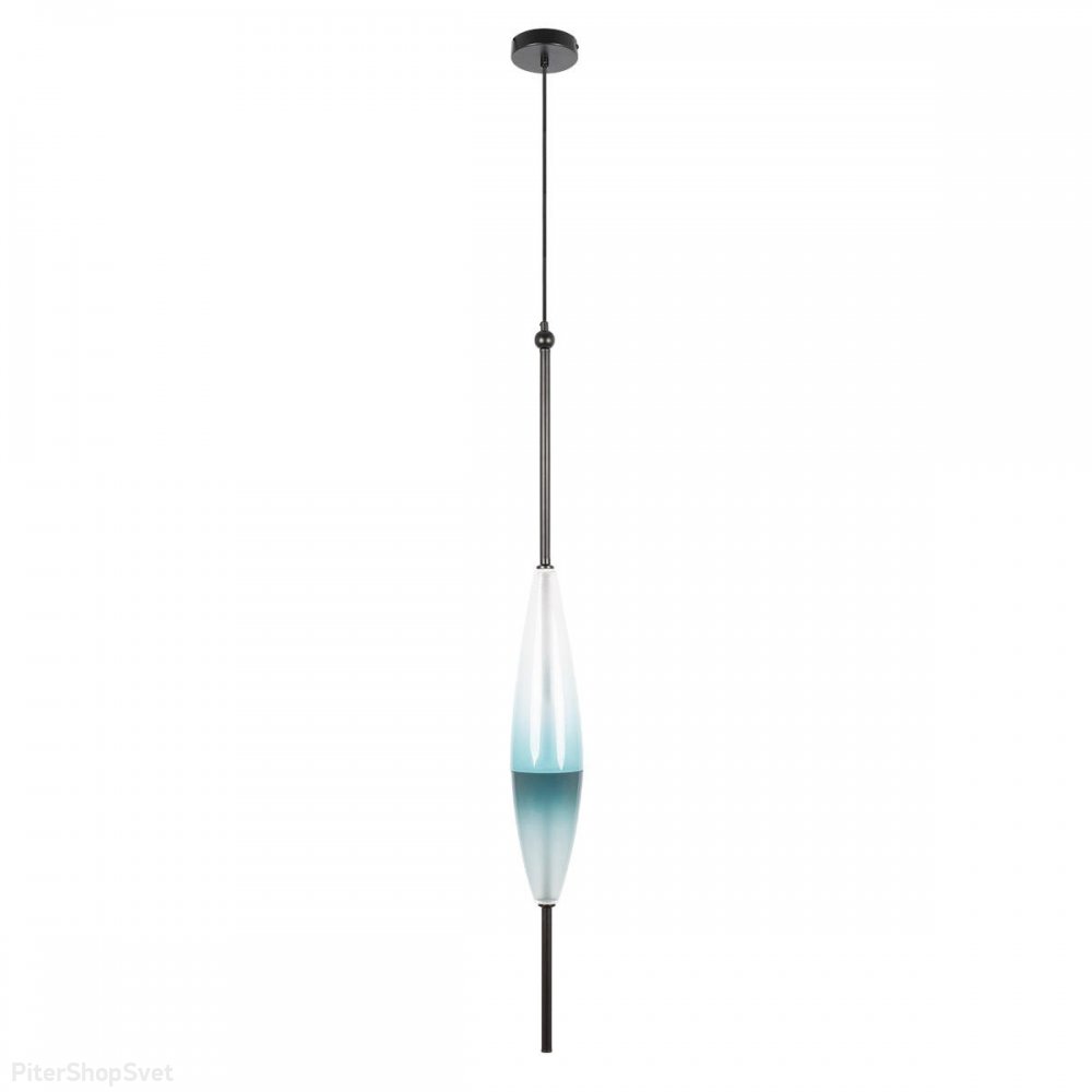 Светодиодный бело-синий подвесной светильник 10Вт 3000К «Venice» 10223/A Blue