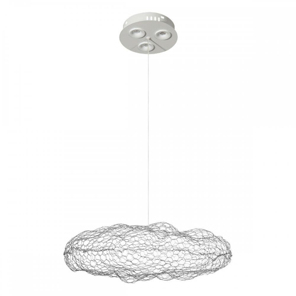 Подвесная люстра облако 24Вт 3000К «Cloud» 10247/550 Silver