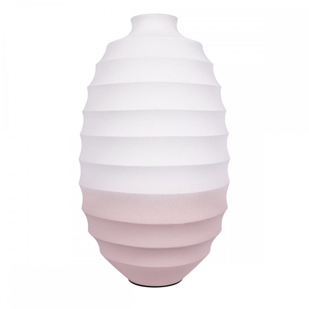 Керамическая бело-розовая ваза «Belette» 10261V/L
