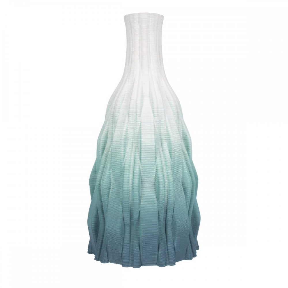 Керамическая бело-синяя ваза «Mediterraneo» 10262V/L