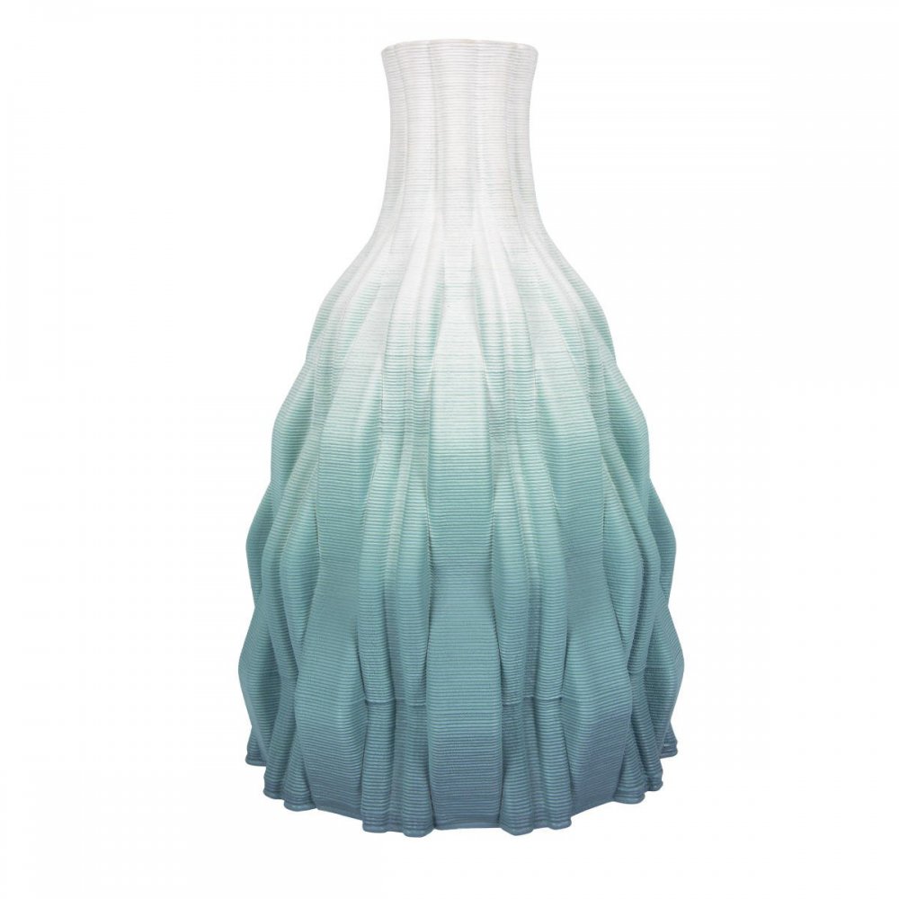 Бело-синяя керамическая ваза «Mediterraneo» 10262V/S