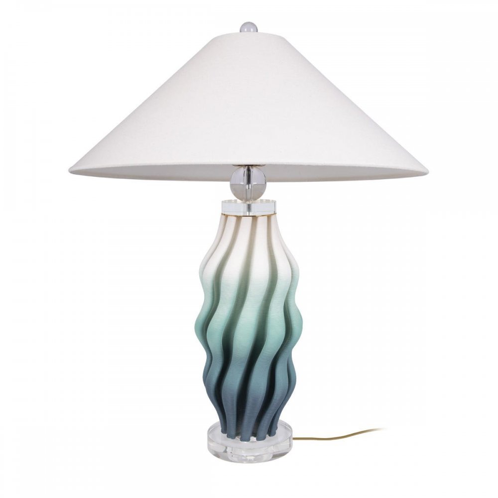 Керамическая настольная лампа с абажуром конус «Amalfi» 10264T/L