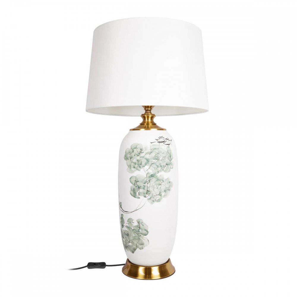 Керамическая настольная лампа в японском стиле «Serene» 10285T