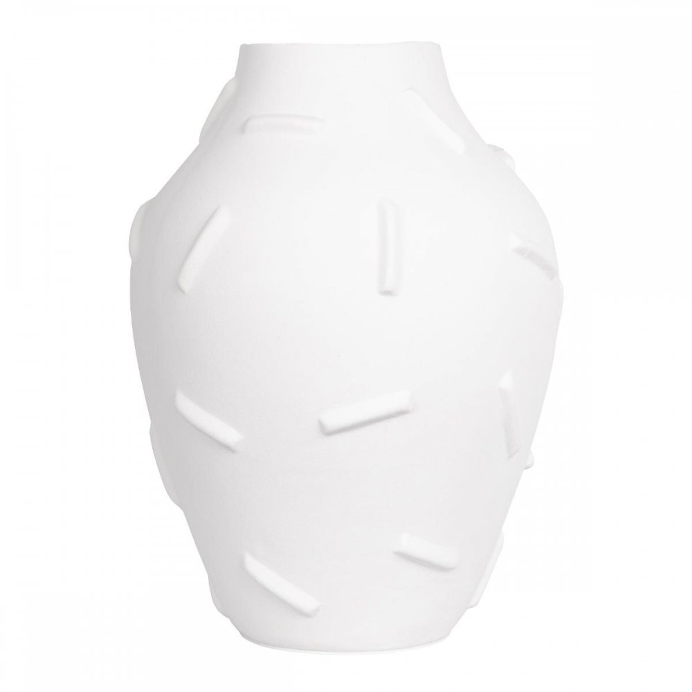 Белая керамическая ваза «Euphoria» 10287V