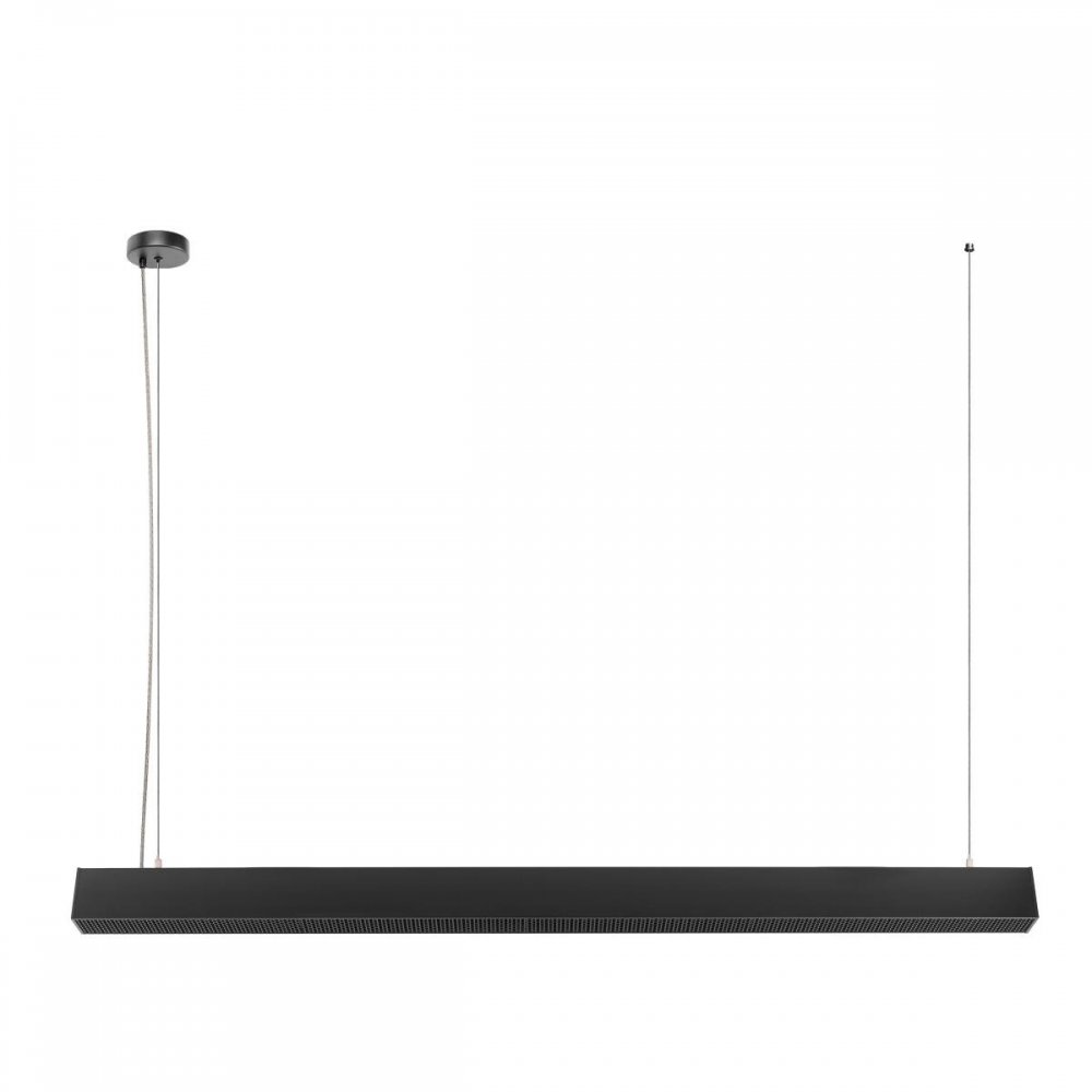 40Вт 4000К длинный линейный подвесной светильник «Vim» 10318/C Black