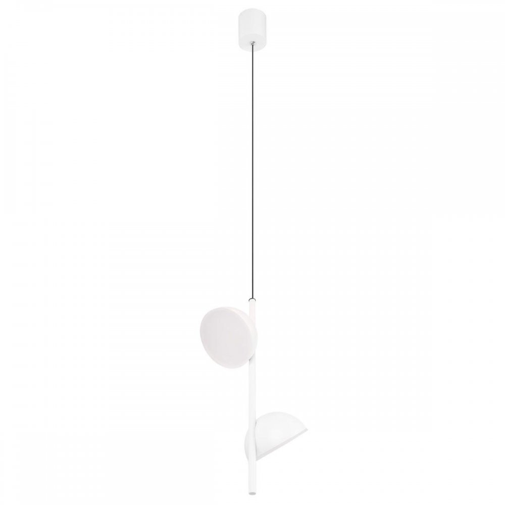 Белый металлический подвесной светильник 10Вт 4000К «Mons» 10335 White