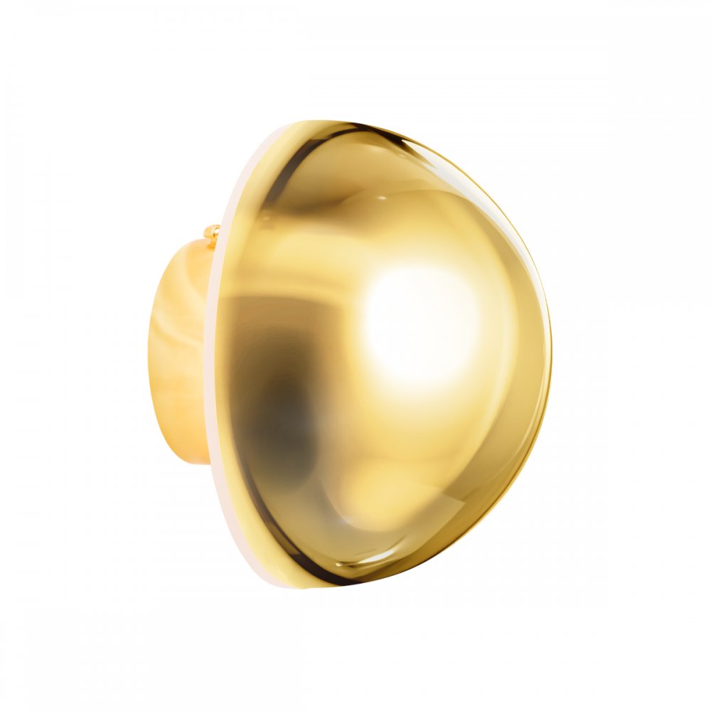 Круглый настенный светильник подсветка 12см «Dot» 10362L Gold