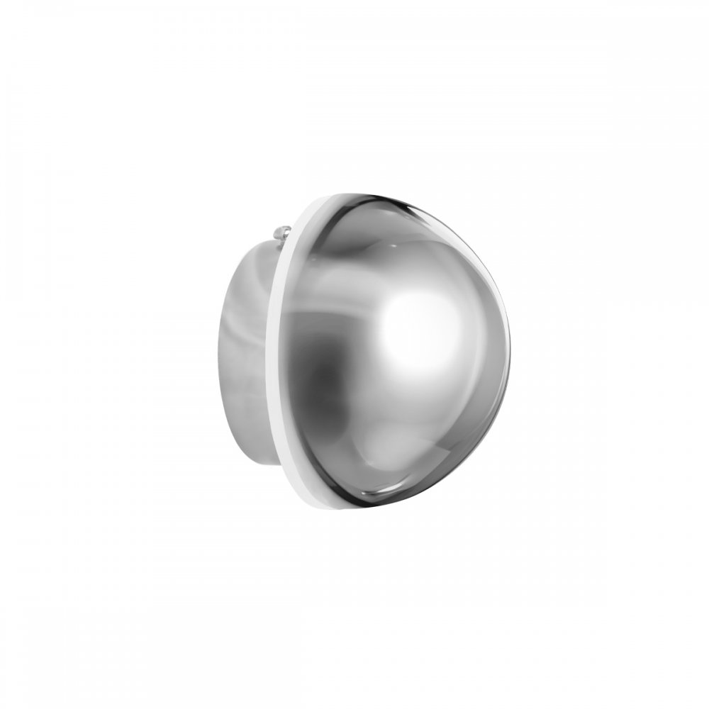 Круглый настенный светильник подсветка 8см «Dot» 10362S Chrome