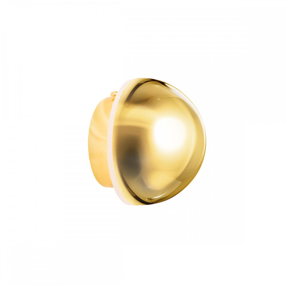 Круглый настенный светильник подсветка 8см «Dot» 10362S Gold
