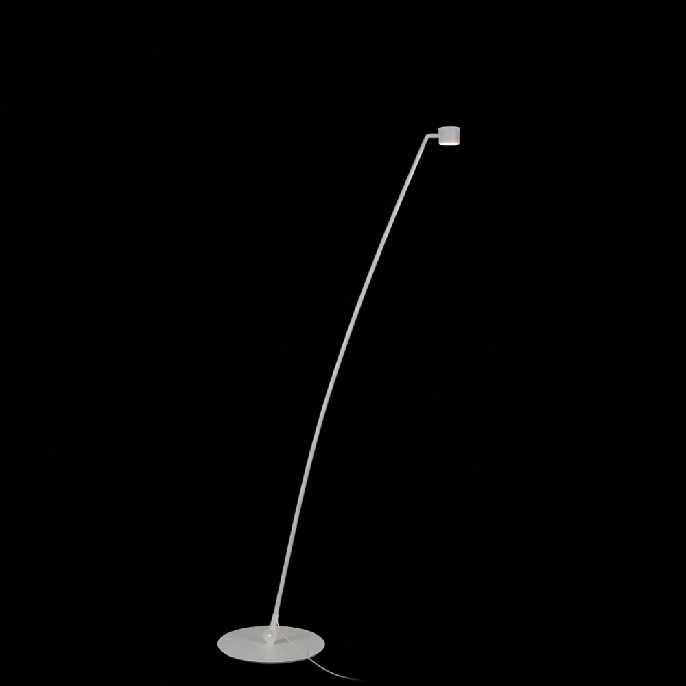 Белый торшер 2м 5Вт 3000К «Sampei» 10374/2000 White