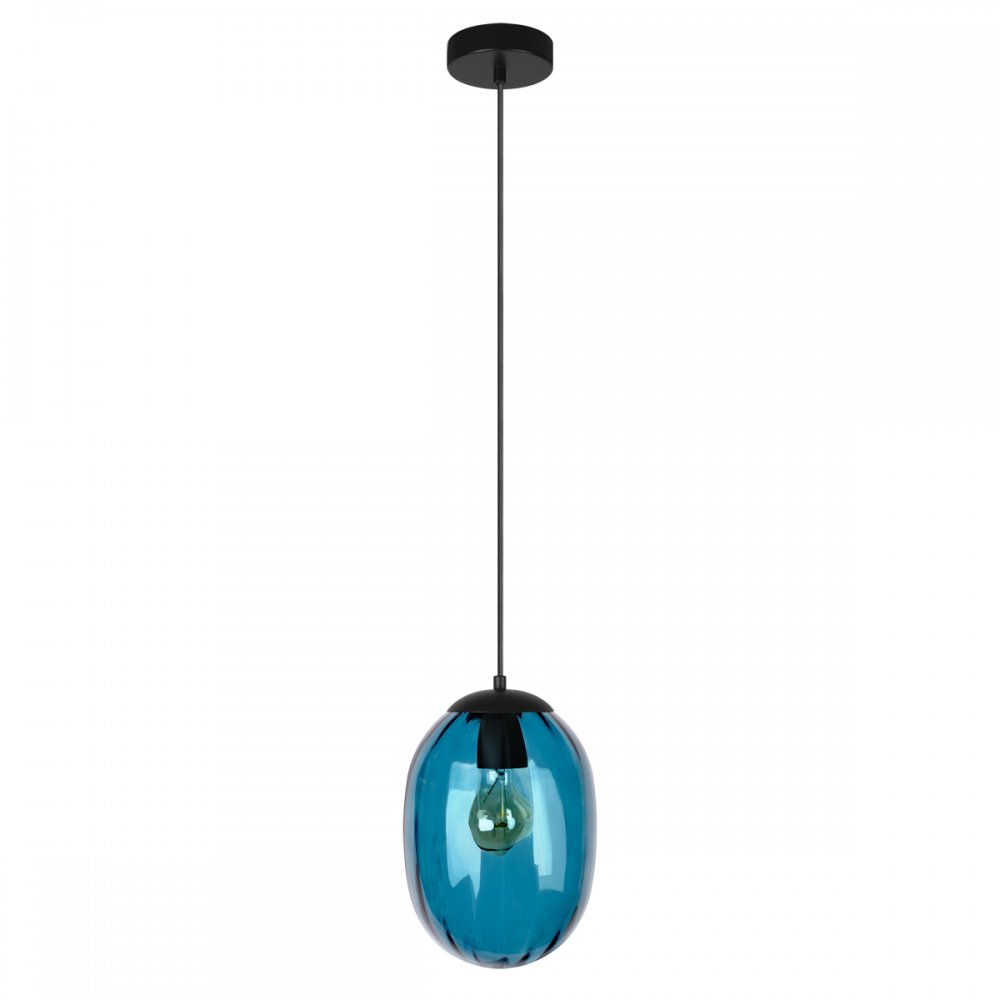 Подвесной светильник с синим плафоном «Bubble» 10427 Blue