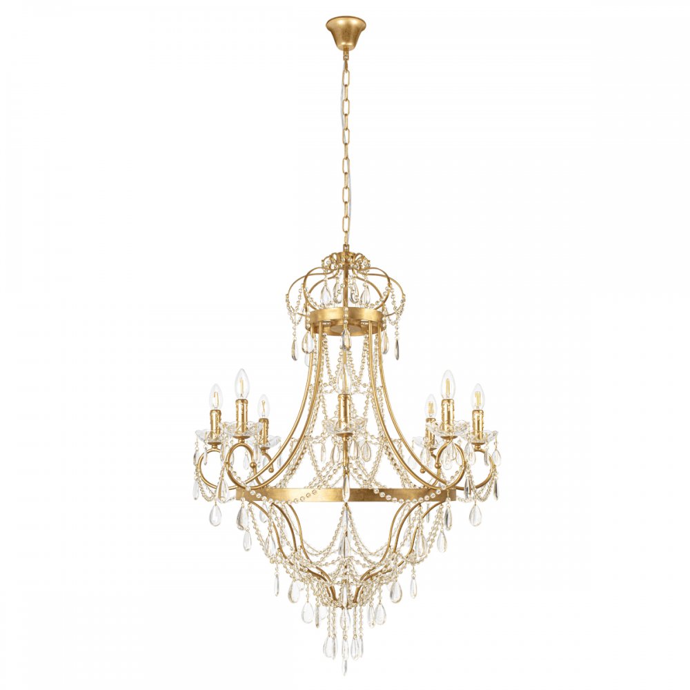 Подвесная люстра свечи с подвесками «Foil» 10430/8