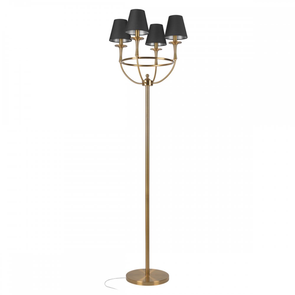 Напольный торшер 4 абажура «Lattice» 10435F