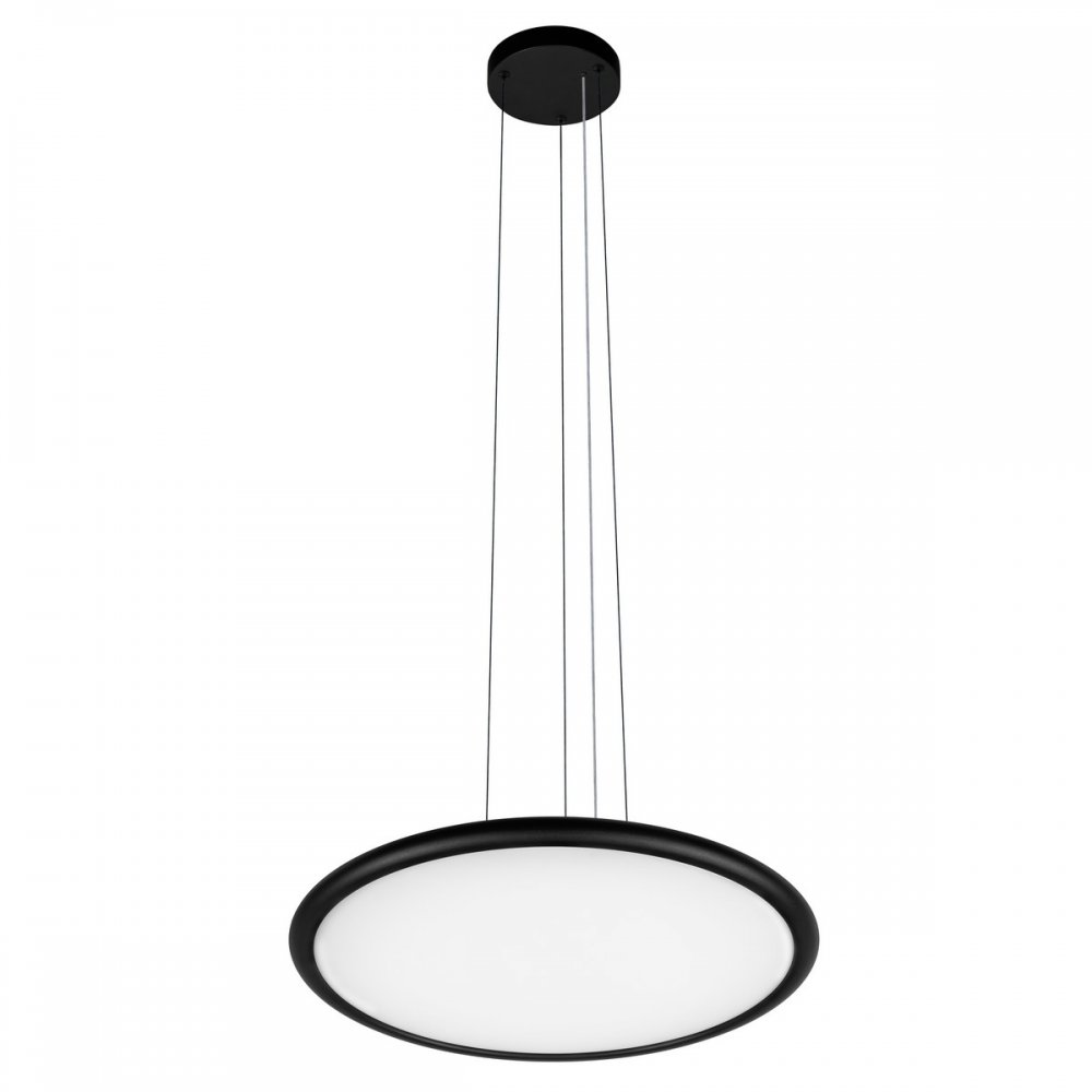 Круглая подвесная светодиодная люстра 40см 35,5Вт 4000К «Sweety» 10454/400P Black