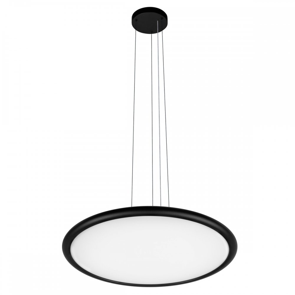 Круглая подвесная светодиодная люстра 50см 44,5Вт 4000К «Sweety» 10454/500P Black