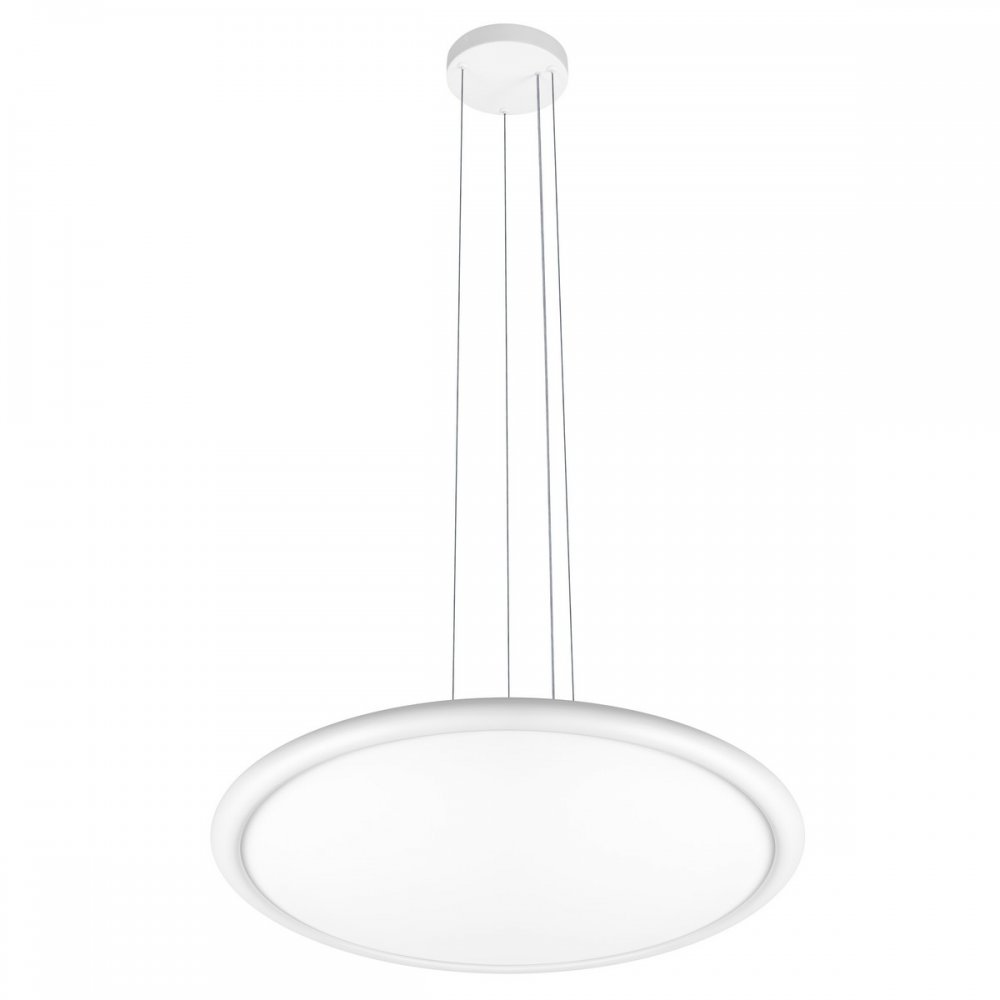 Круглая подвесная светодиодная люстра 50см 44,5Вт 4000К «Sweety» 10454/500P White