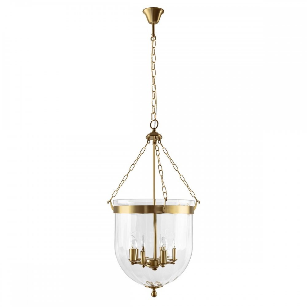 Подвесная люстра свечи в большом плафоне «Incense» 10455/6 AB