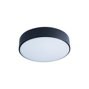 Чёрный потолочный светильник Ø23см 12Вт «Axel»
