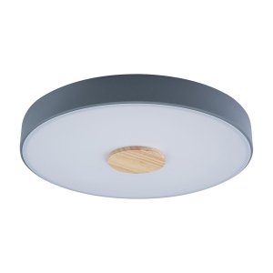 Серый потолочный светильник Ø40см 24Вт «Axel»