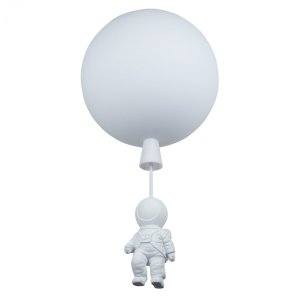 Потолочный светильник космонавт на белом шаре «Cosmo»